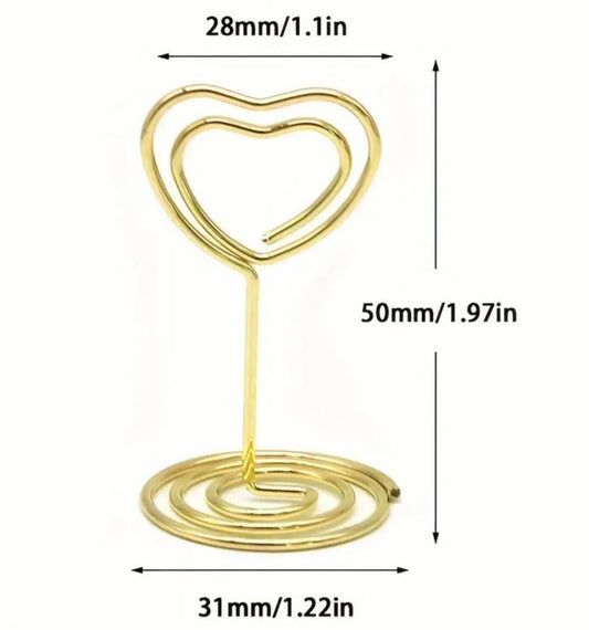 Heart Shaped Mini Card Holder