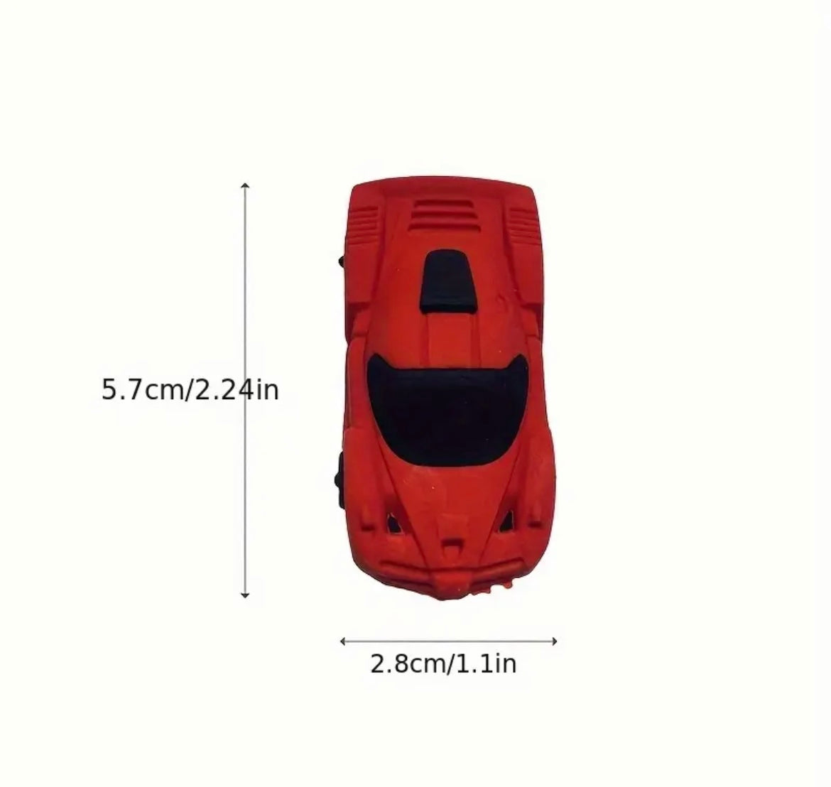 Racing Car Shaped Erasers