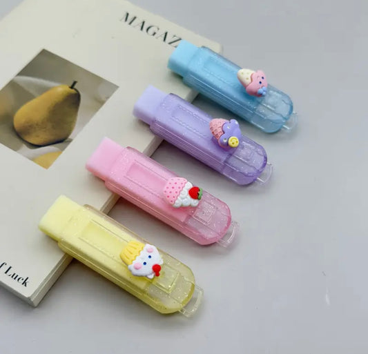 Dessert Inspired Colourful Erasers