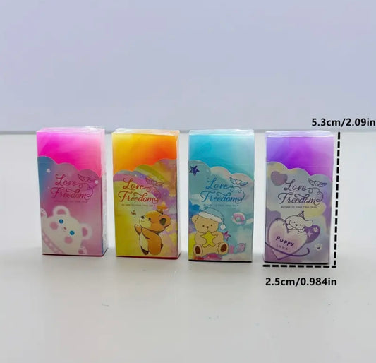 Dreamy Colourful Erasers