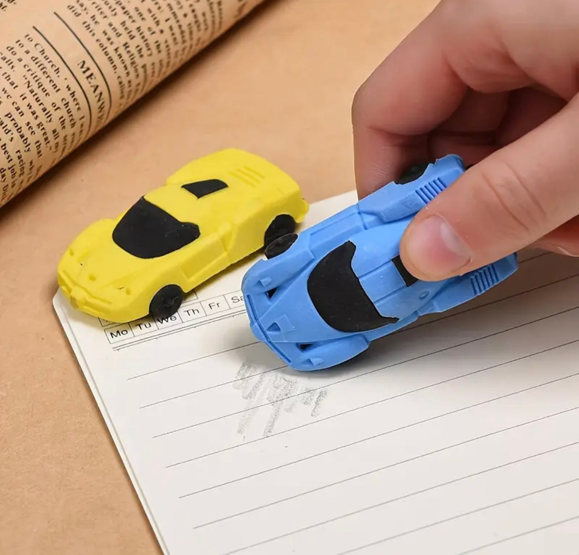 Racing Car Shaped Erasers
