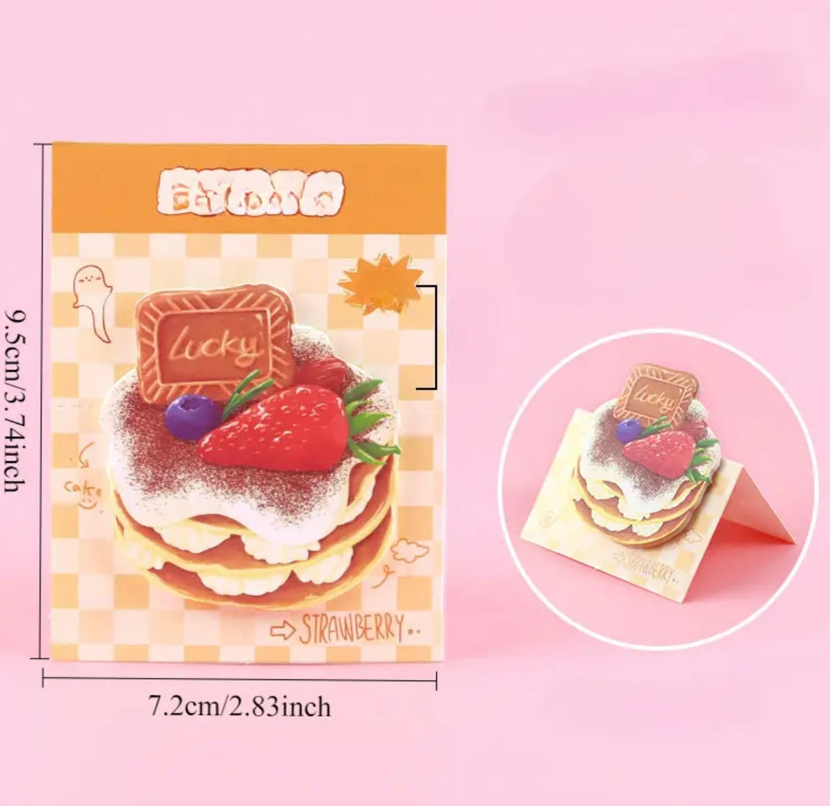 Charming Dessert Sticky Notes That Pop!