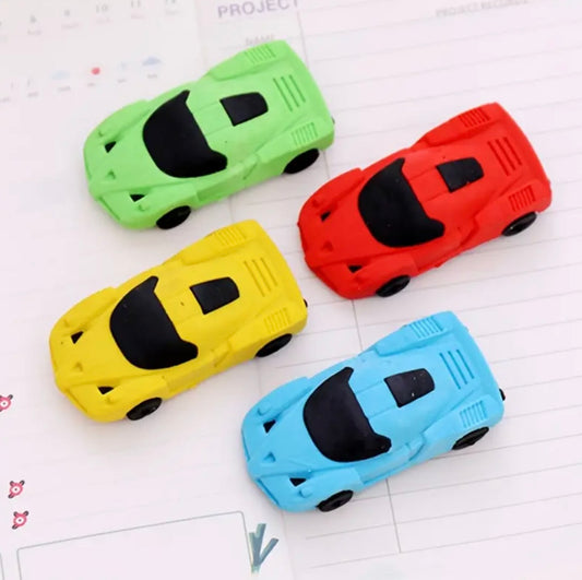 Racing Car Shaped Erasers