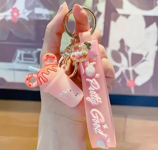 Donut X Drink Keychains