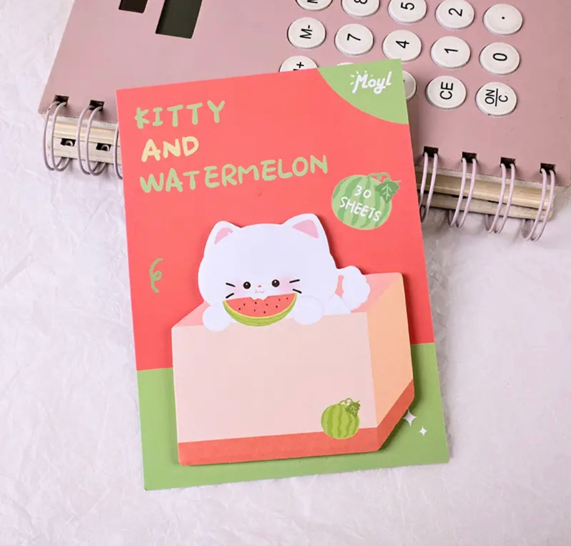 Adorable Kitty Fruit Sticky Notes