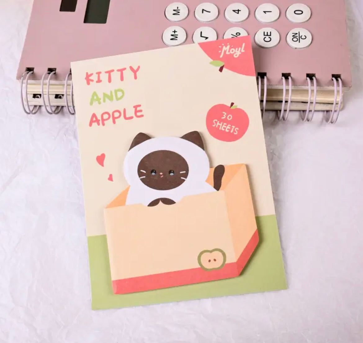 Adorable Kitty Fruit Sticky Notes